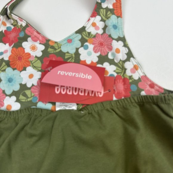NWT Gymboree Girl Red Bike Short & Reversible Flower Halter Top Size 8 - Picture 7 of 7